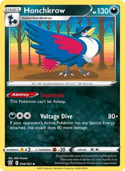 Honchkrow (Battle Styles #94)