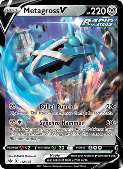 Metagross V (Chilling Reign #112)