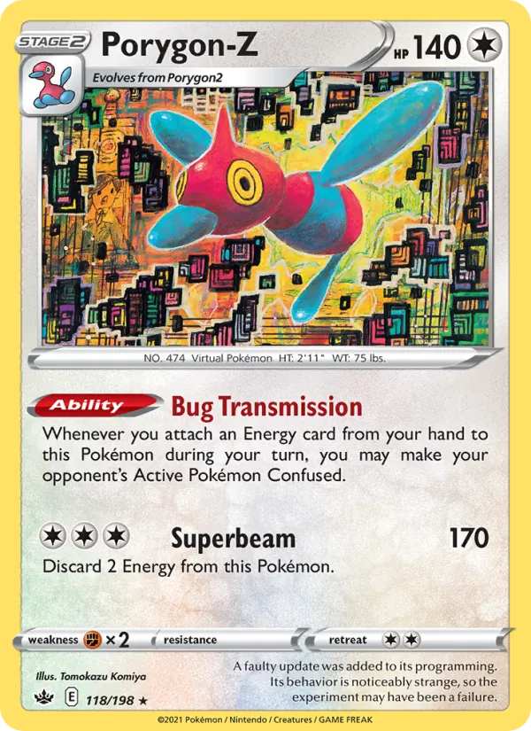 Porygon-Z — Chilling Reign #118 (Pokémon TCG card)