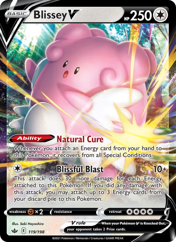Blissey V — Chilling Reign #119 (Pokémon TCG card)