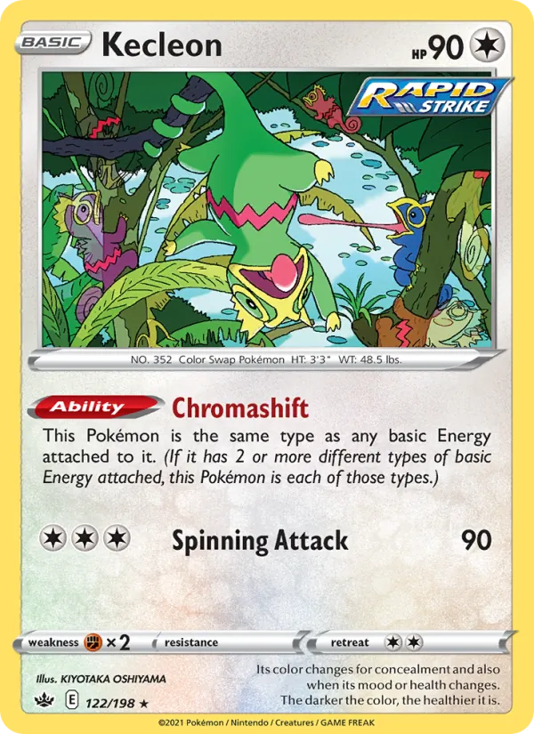 Kecleon — Chilling Reign #122 (Pokémon TCG card)