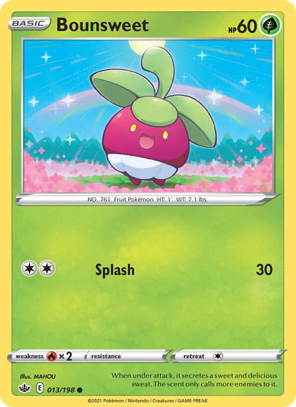 Bounsweet — Chilling Reign #13 (Pokémon TCG card)