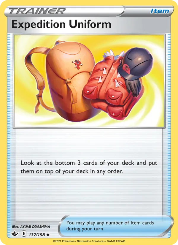 Expedition Uniform — Chilling Reign #137 (Pokémon TCG card)