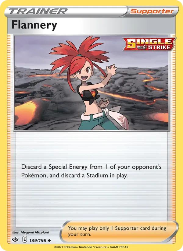 Flannery — Chilling Reign #139 (Pokémon TCG card)