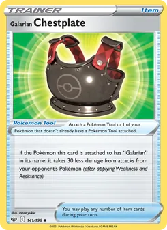 Galarian Chestplate (Chilling Reign #141)