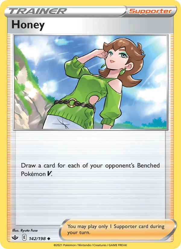 Honey — Chilling Reign #142 (Pokémon TCG card)