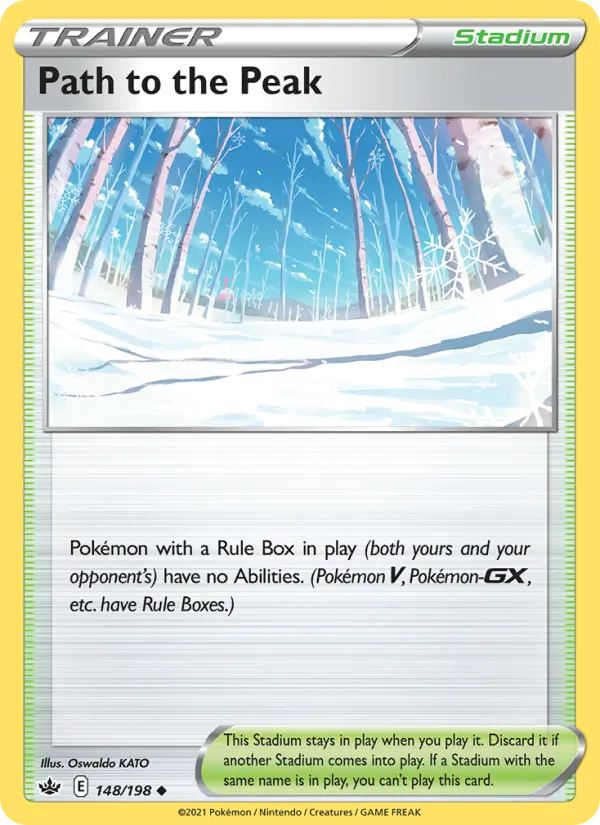 Path to the Peak — Chilling Reign #148 (Pokémon TCG card)