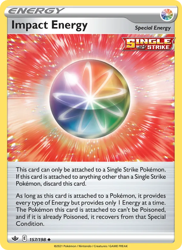 Impact Energy — Chilling Reign #157 (Pokémon TCG card)