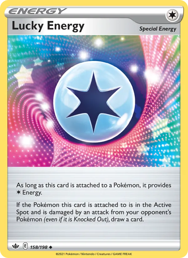 Lucky Energy — Chilling Reign #158 (Pokémon TCG card)