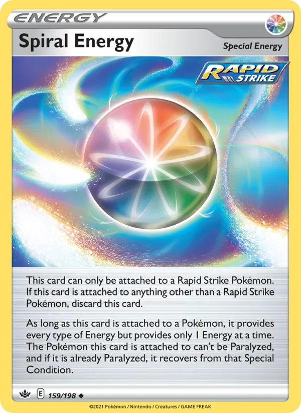 Spiral Energy — Chilling Reign #159 (Pokémon TCG card)