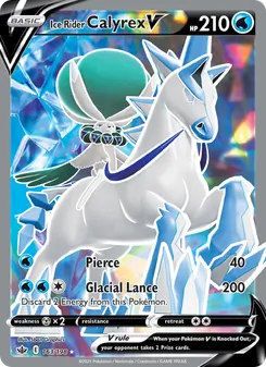 Ice Rider Calyrex V (Chilling Reign #163)