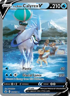 Ice Rider Calyrex V (Chilling Reign #164)