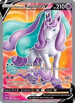 Galarian Rapidash V (Chilling Reign #167)