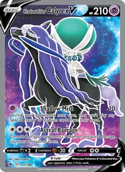 Shadow Rider Calyrex V (Chilling Reign #171)