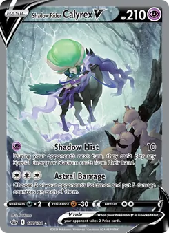 Shadow Rider Calyrex V (Chilling Reign #172)