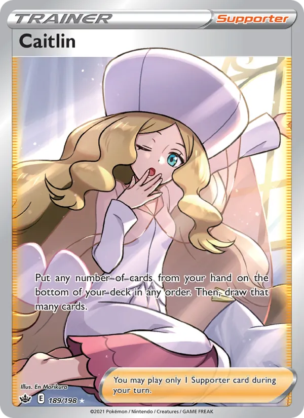 Caitlin — Chilling Reign #189 (Pokémon TCG card)