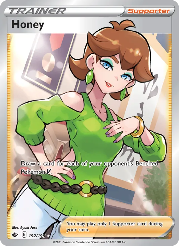Honey — Chilling Reign #192 (Pokémon TCG card)