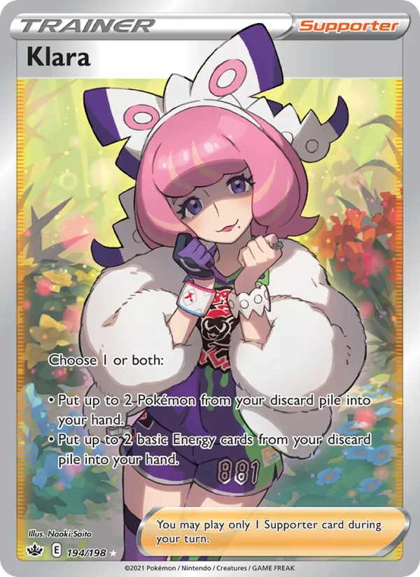 Klara — Chilling Reign #194 (Pokémon TCG card)