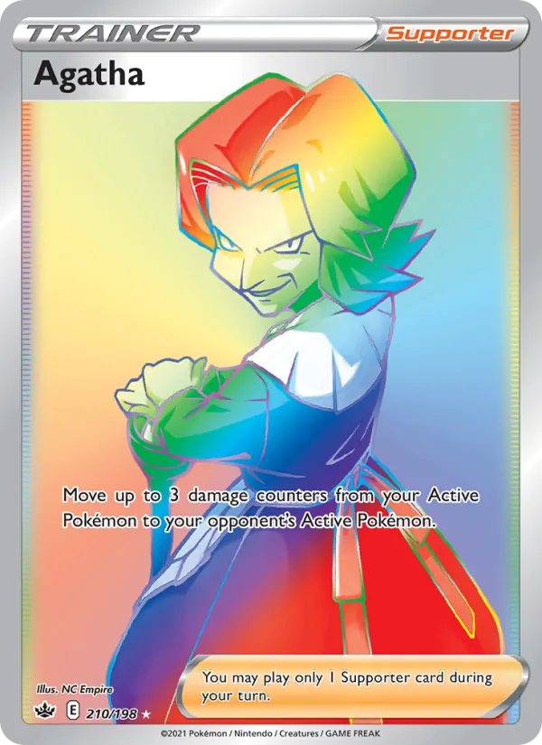 Agatha — Chilling Reign #210 (Pokémon TCG card)