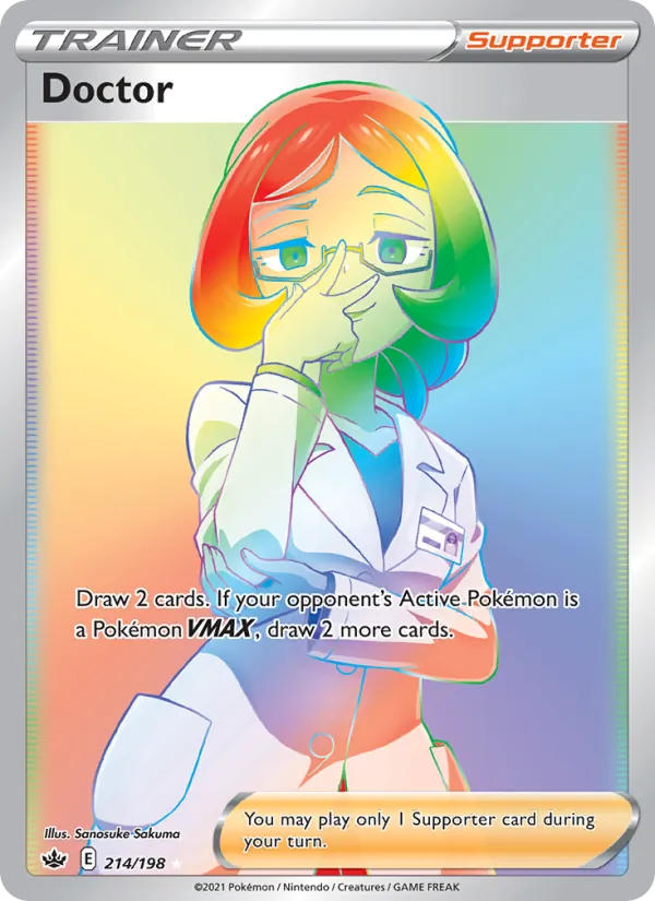 Doctor — Chilling Reign #214 (Pokémon TCG card)