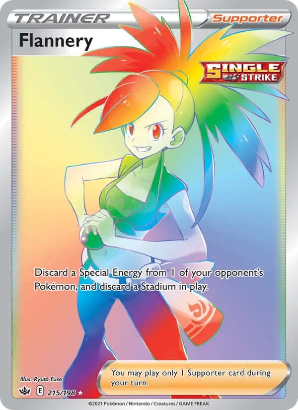 Flannery — Chilling Reign #215 (Pokémon TCG card)
