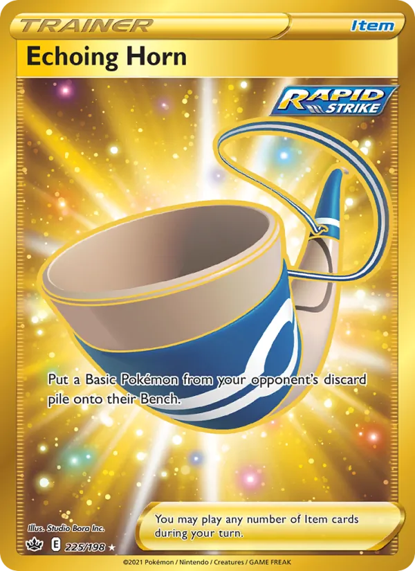 Echoing Horn — Chilling Reign #225 (Pokémon TCG card)