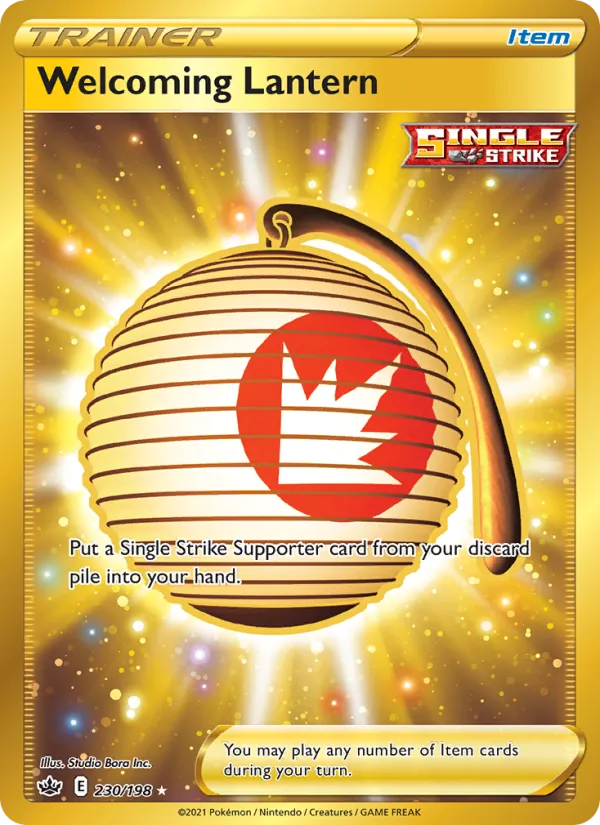 Welcoming Lantern — Chilling Reign #230 (Pokémon TCG card)