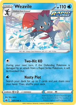 Weavile (Chilling Reign #31)