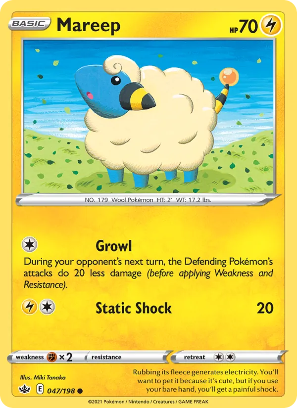 Mareep — Chilling Reign #47 (Pokémon TCG card)