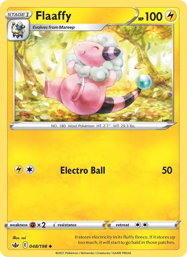 Flaaffy — Chilling Reign #48 (Pokémon TCG card)