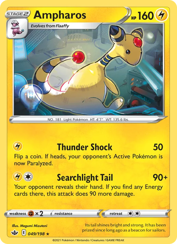 Ampharos — Chilling Reign #49 (Pokémon TCG card)