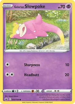 Galarian Slowpoke (Chilling Reign #54)