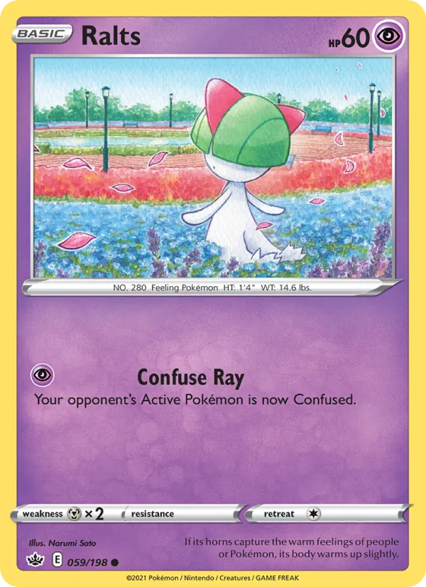 Ralts — Chilling Reign #59 (Pokémon TCG card)