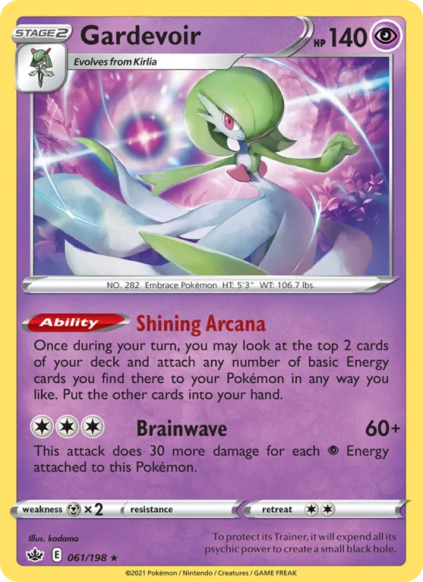 Gardevoir — Chilling Reign #61 (Pokémon TCG card)