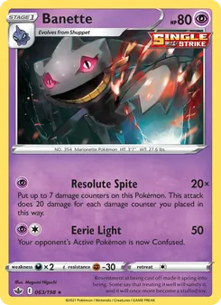 Banette (Chilling Reign #63)