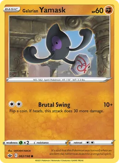 Galarian Yamask (Chilling Reign #82)