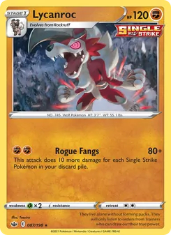 Lycanroc (Chilling Reign #87)