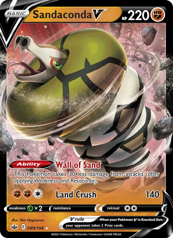 Sandaconda V — Chilling Reign #89 (Pokémon TCG card)