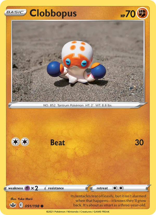 Clobbopus — Chilling Reign #91 (Pokémon TCG card)