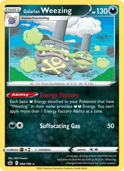 Galarian Weezing (Chilling Reign #96)