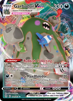 Garbodor VMAX (Evolving Skies #101)