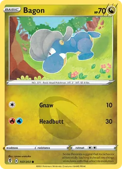 Bagon (Evolving Skies #107)