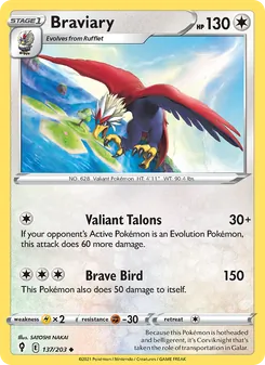 Braviary (Evolving Skies #137)