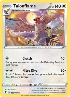 Talonflame (Evolving Skies #140)