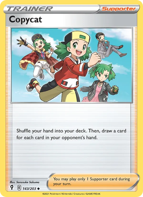 Copycat — Evolving Skies #143 (Pokémon TCG card)