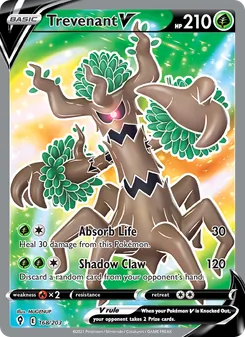 Trevenant V (Evolving Skies #168)