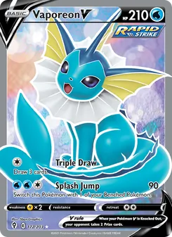 Vaporeon V (Evolving Skies #172)