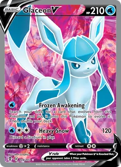 Glaceon V (Evolving Skies #174)