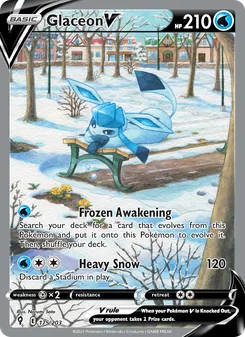 Glaceon V (Evolving Skies #175)