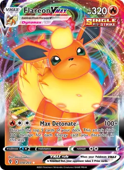 Flareon VMAX (Evolving Skies #18)